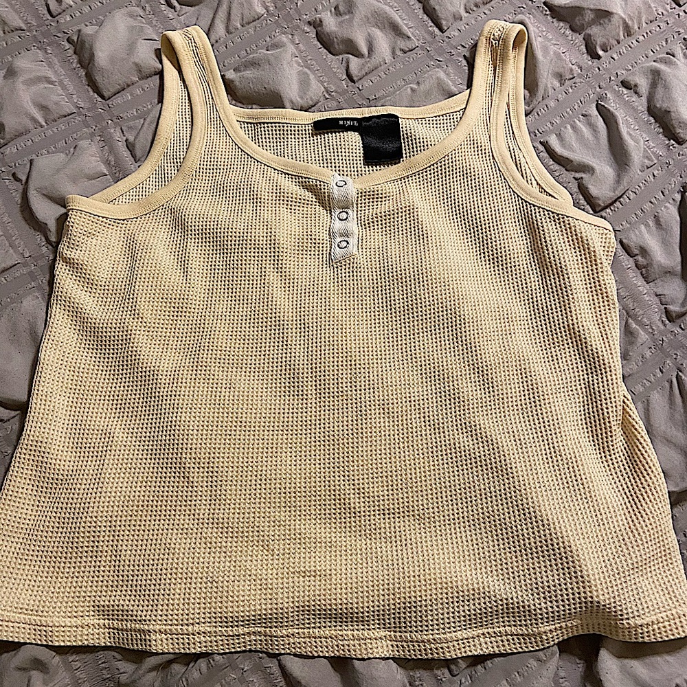Yellow Button Top